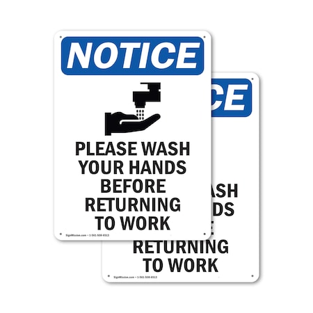 Signmission Safety Culture Sign, 18 in Width, Plastic, Rectangle OS-2PACK-NS-P-1824-V-17648
